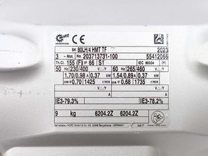 NORD Drivesystems 80LH/4HMT TF Motor with: 1SMI50AZH-IEC80-80LH74, i-50,00