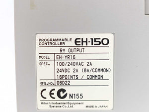 HITACHI EH-YR16 EH-150 Programmable Controller RY Output