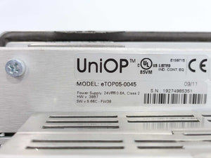 Uniop eTOP05-0045 5,6" Touch Screen Operator Panel HMI