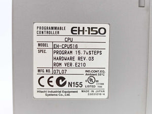 HITACHI EH-CPU516 EH-150 Programmable Controller CPU