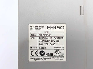 HITACHI EH-CPU548 EH-150 Programmable Controller CPU