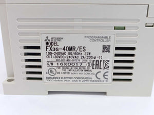 Mitsubishi FX3G-40MR/ES Power Supply, 100-240VAC, 50/60Hz, 37W, 30VDC, 2A