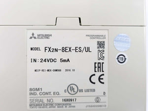 Mitsubishi FX2N-8EX-ES/UL Programmable Controller MSIP-REI-MEK-09M088