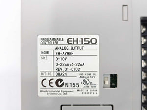 HITACHI EH-AYH8M EH-150 Programmable Controller Analog Output