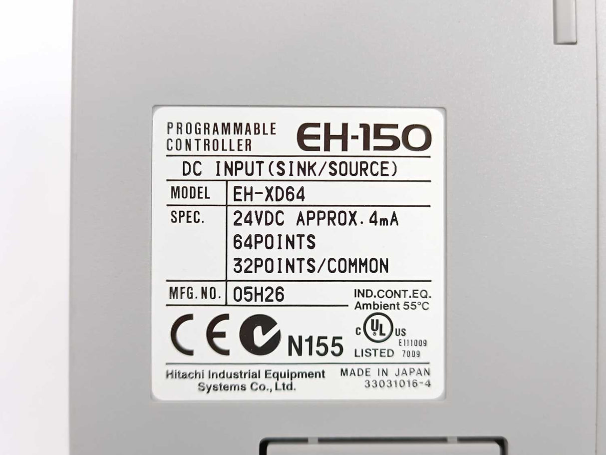 HITACHI EH-XD64 DC Input Module
