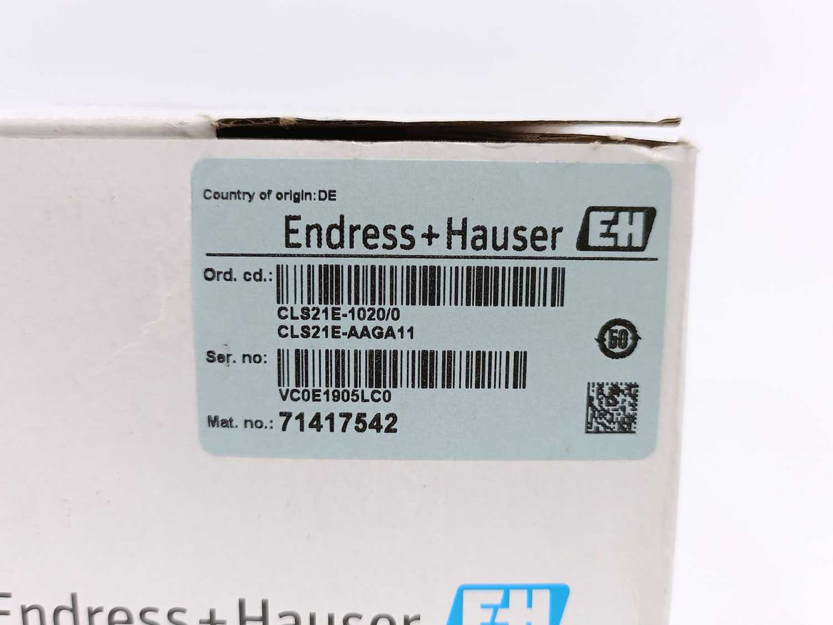 Endress+Hauser CLS21E-AAGA11 Conductivity Sensor with Memosens Protocol