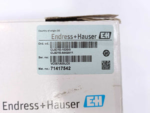 Endress+Hauser CLS21E-AAGA11 Conductivity Sensor with Memosens Protocol