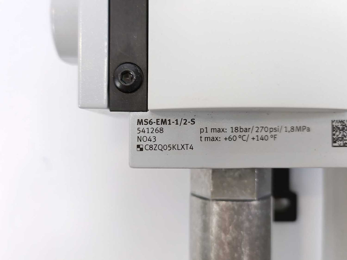 Festo 541268 529186 Valve, MSB6-AGD:C4:J4-WP