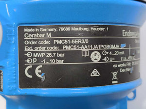 Endress+Hauser PMC51-5ER3/0 Pressure Transmitter