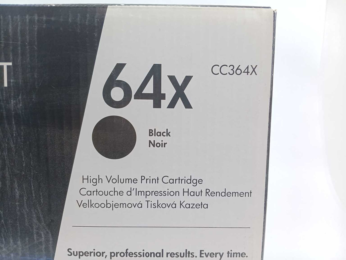 HP CC364X 64X Black High Yield Toner Cartridge Laser Jet