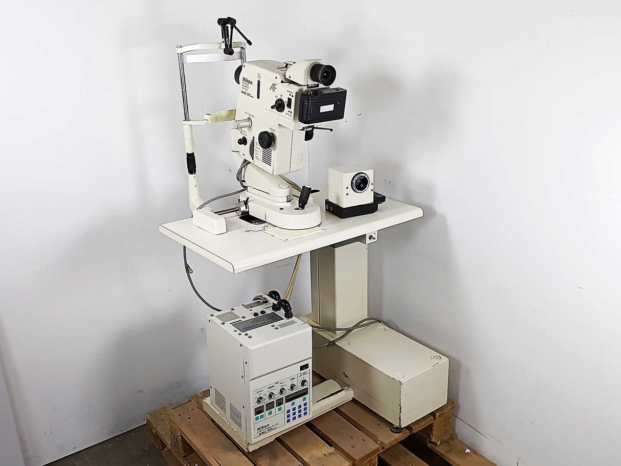 Nikon NF-505 Fundus Retinal Camera, With: Nikon-GX-35 Camera