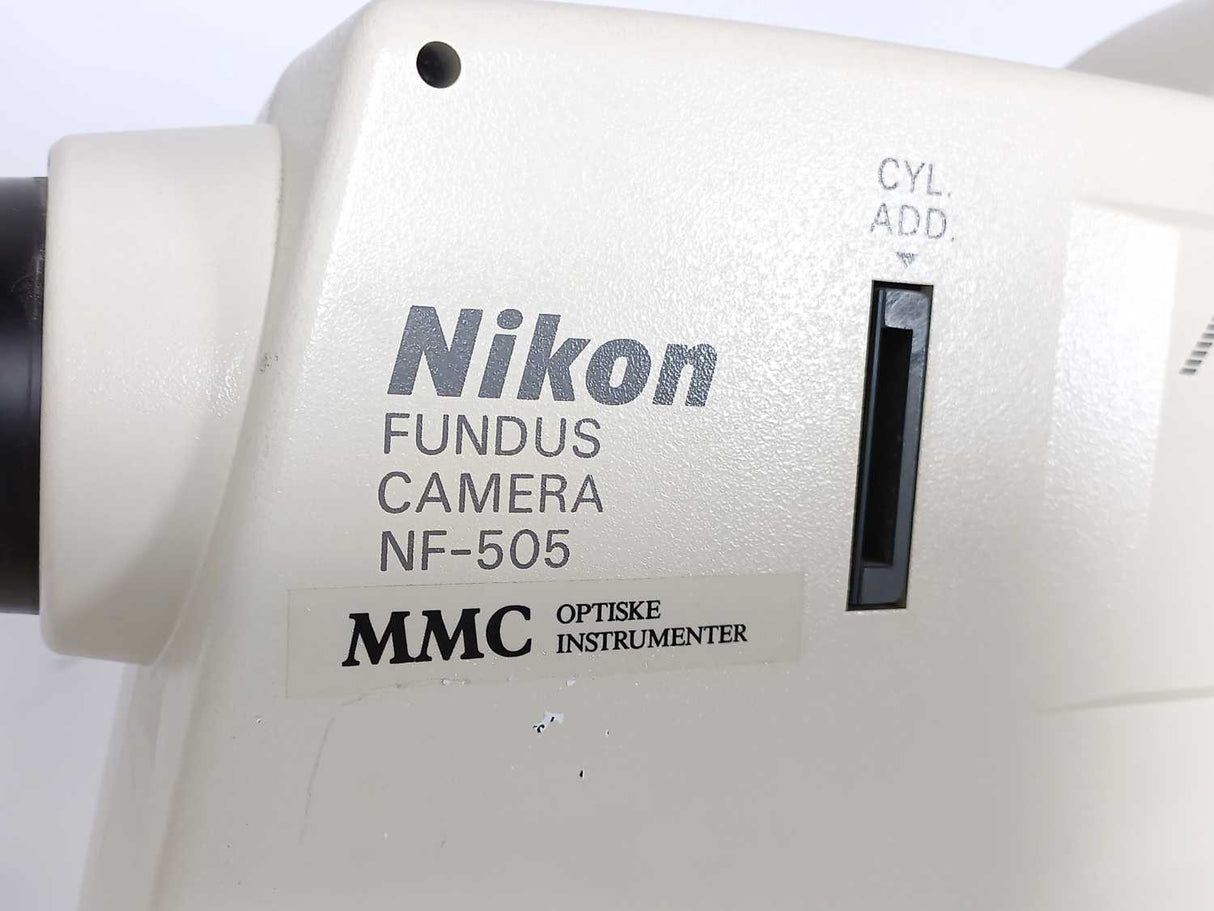 Nikon NF-505 Fundus Retinal Camera, With: Nikon-GX-35 Camera