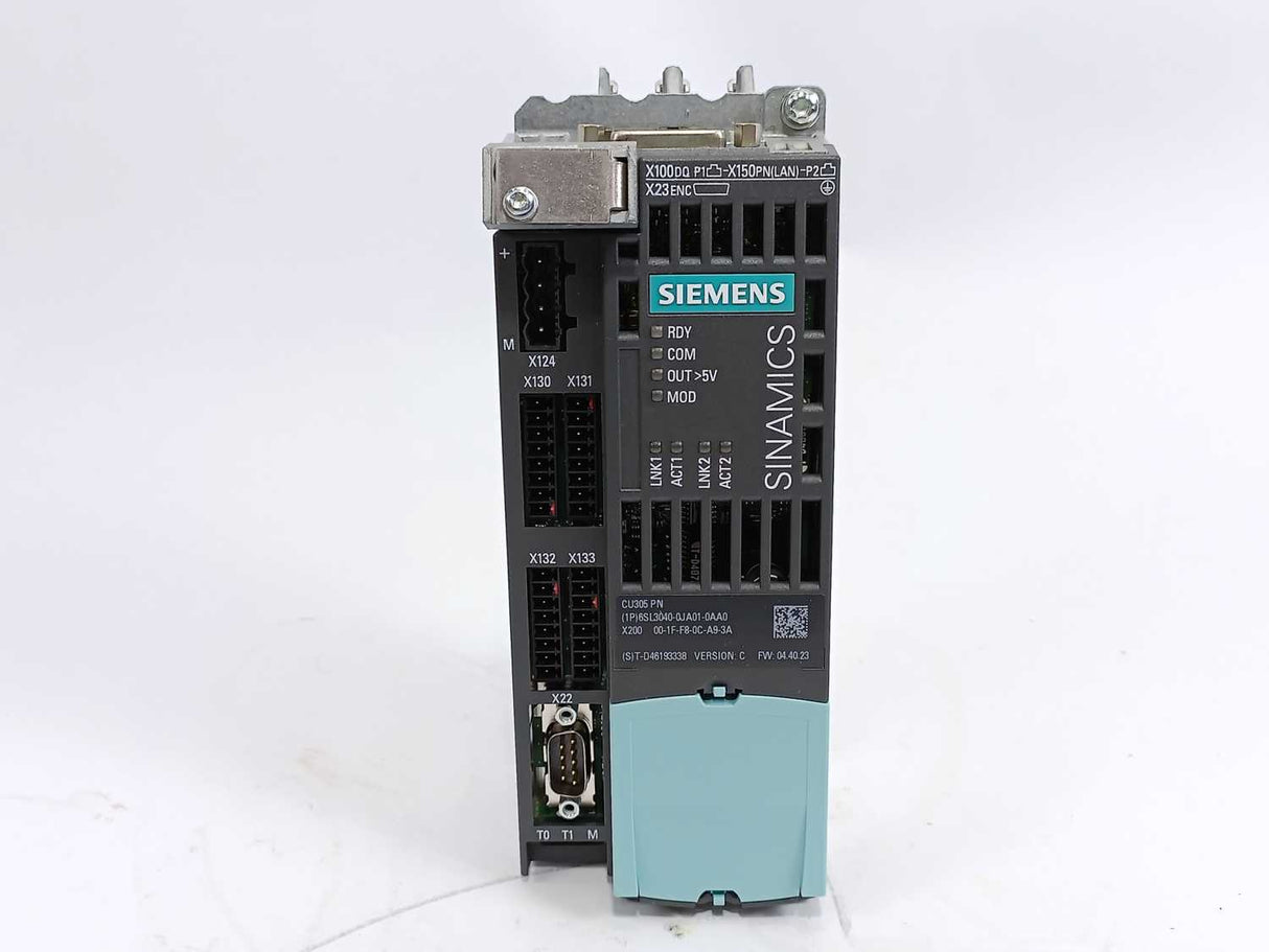 Siemens 6SL3040-0JA01-0AA0 Sinamics S110 Control Unit CU305 DP