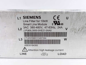 Siemens 6SL3000-0HE21-0AA0 Line Filter for 10kW Smart Line Module