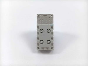 Festo 195704 CPX-AB-4-M12x2-5POL Manifold block w/ 694472, PA66-GF25, 2PCS