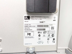 Zebra S4M00-300E-0100T S4M 305dpi Thermal Transfer Barcode Label Printer