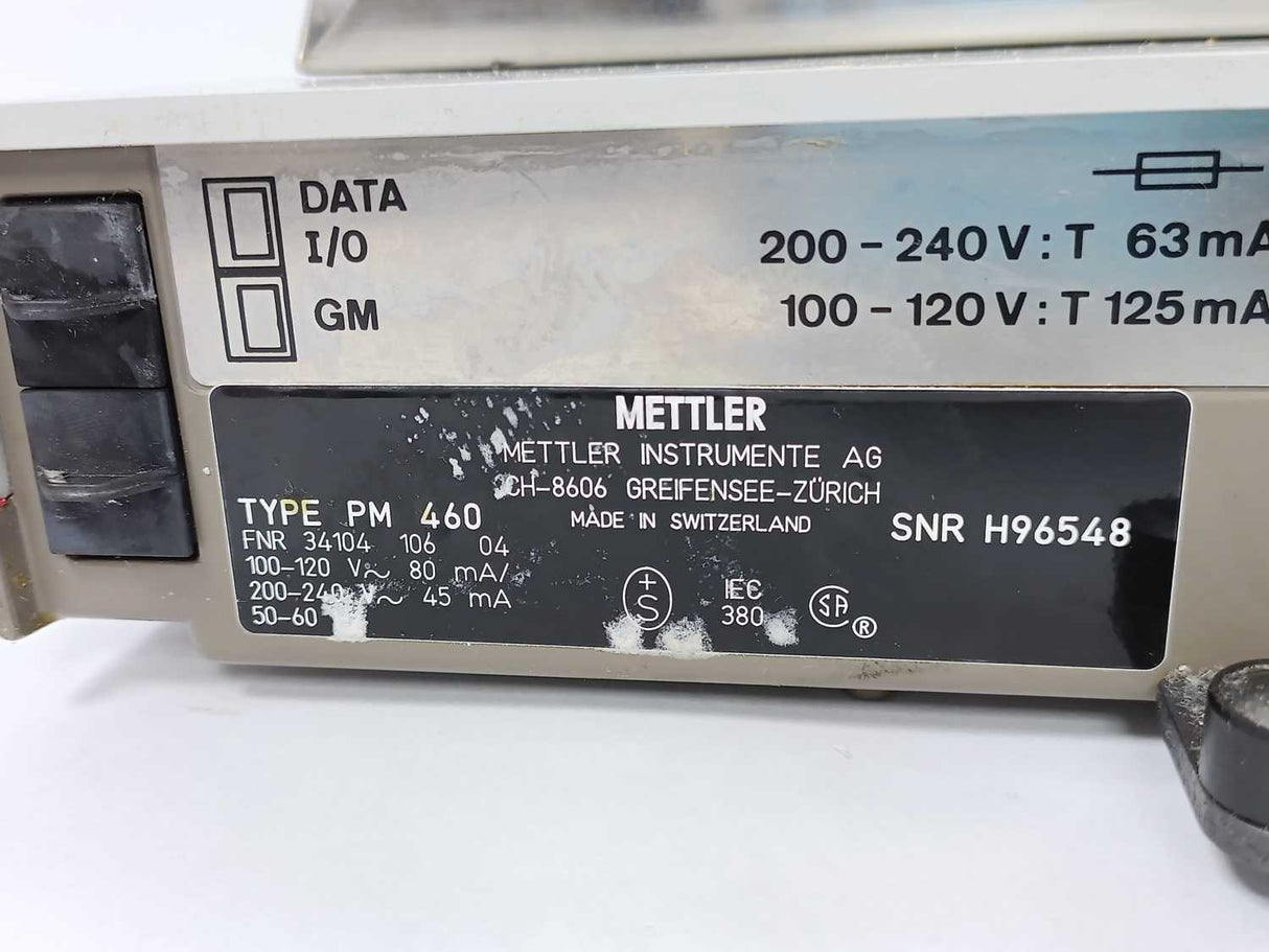 Mettler PM460 DeltaRange Scale