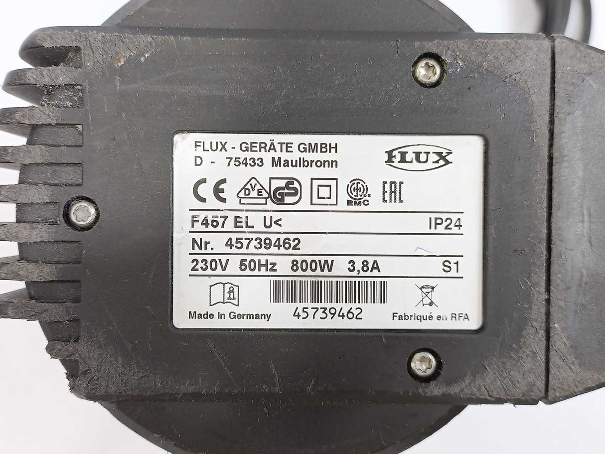 Flux F457 EL U< Single-phase Commutator Drive - Drum Pump Motor 800W