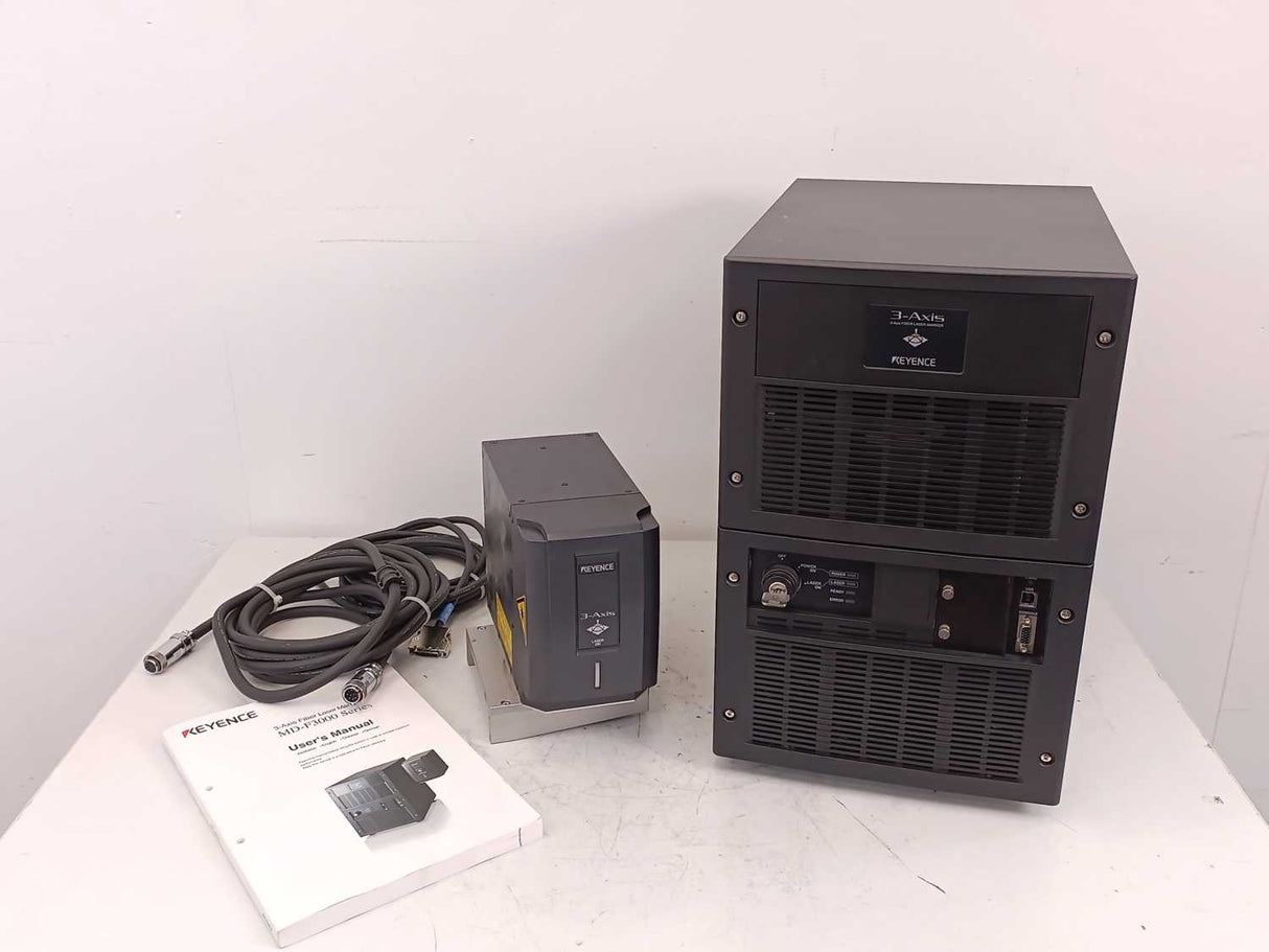 KEYENCE  MD-F3000 3-Axis Fiber Laser Marker