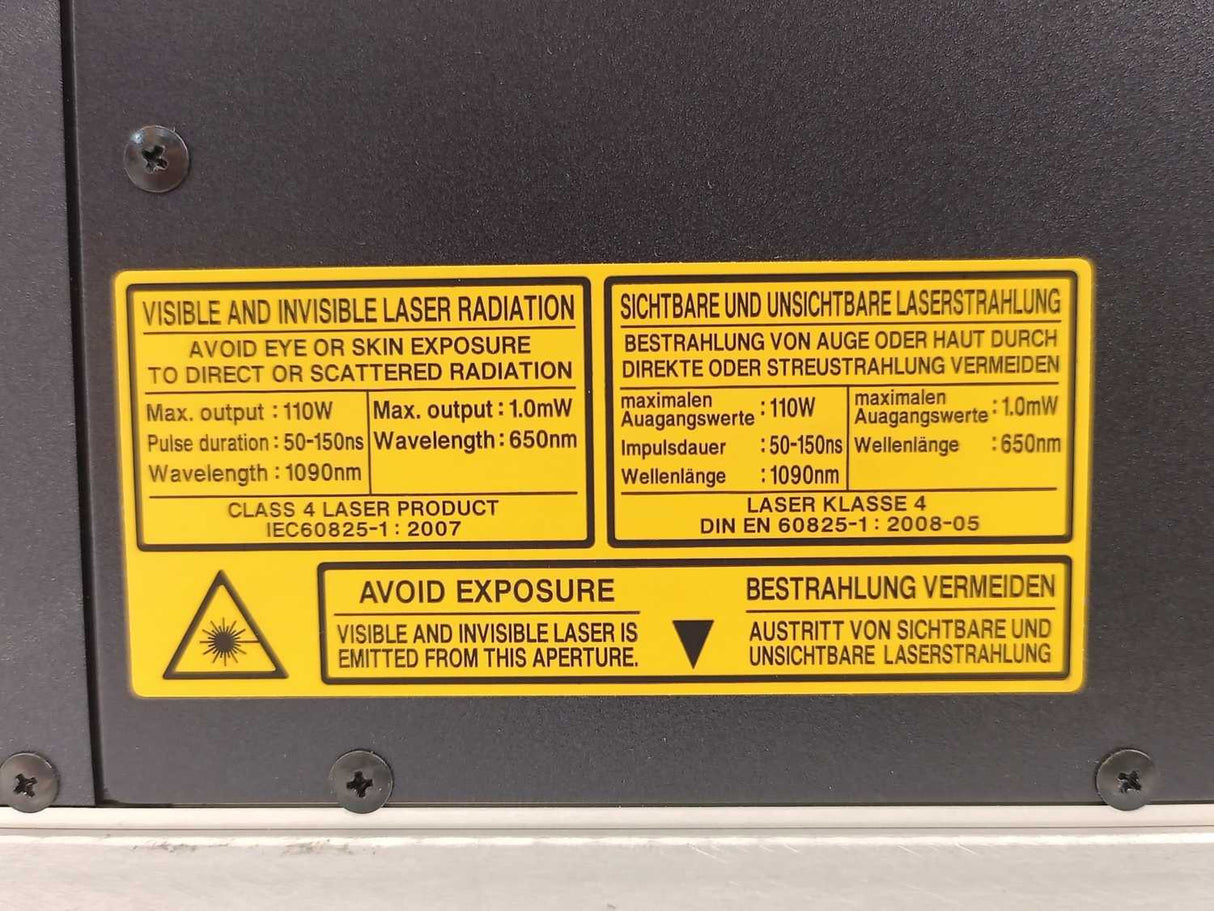 KEYENCE  MD-F3000 3-Axis Fiber Laser Marker
