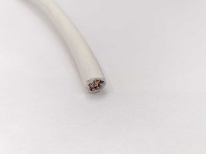 03VV-F White Cable 5 Cores 0,75mm2 Sold by the Meter