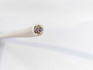 03VV-F White Cable 5 Cores 0,75mm2 Sold by the Meter
