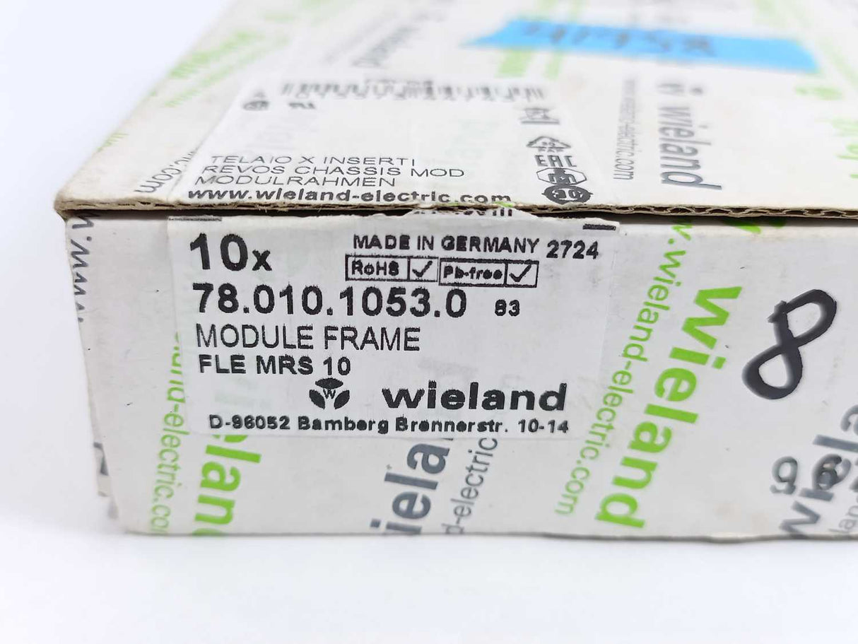 Wieland 78.010.1053.0 Module Frame FLE MRS 10 8pcs.