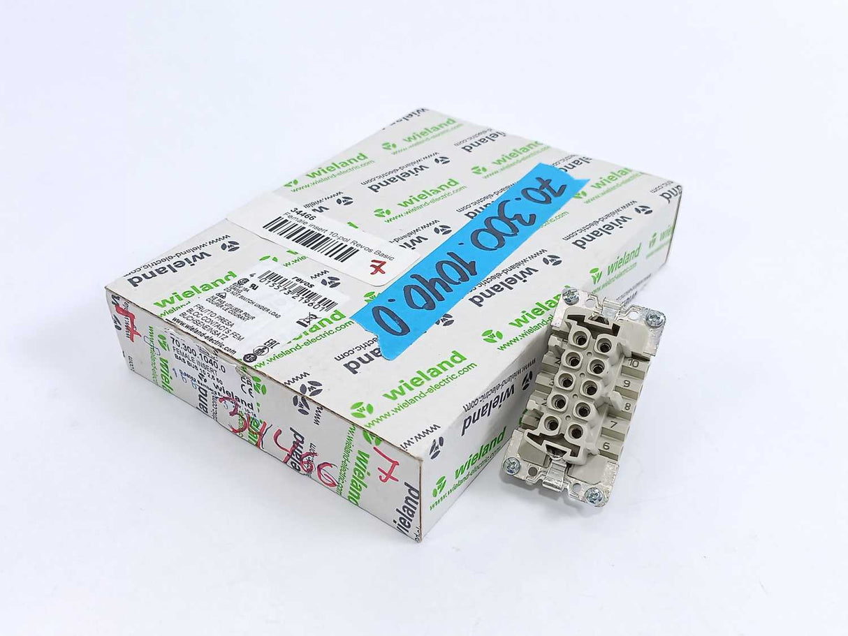 Wieland 70.300.1040.0 Female Insert BAS BUS 10 2,5 50 8pcs. Batch