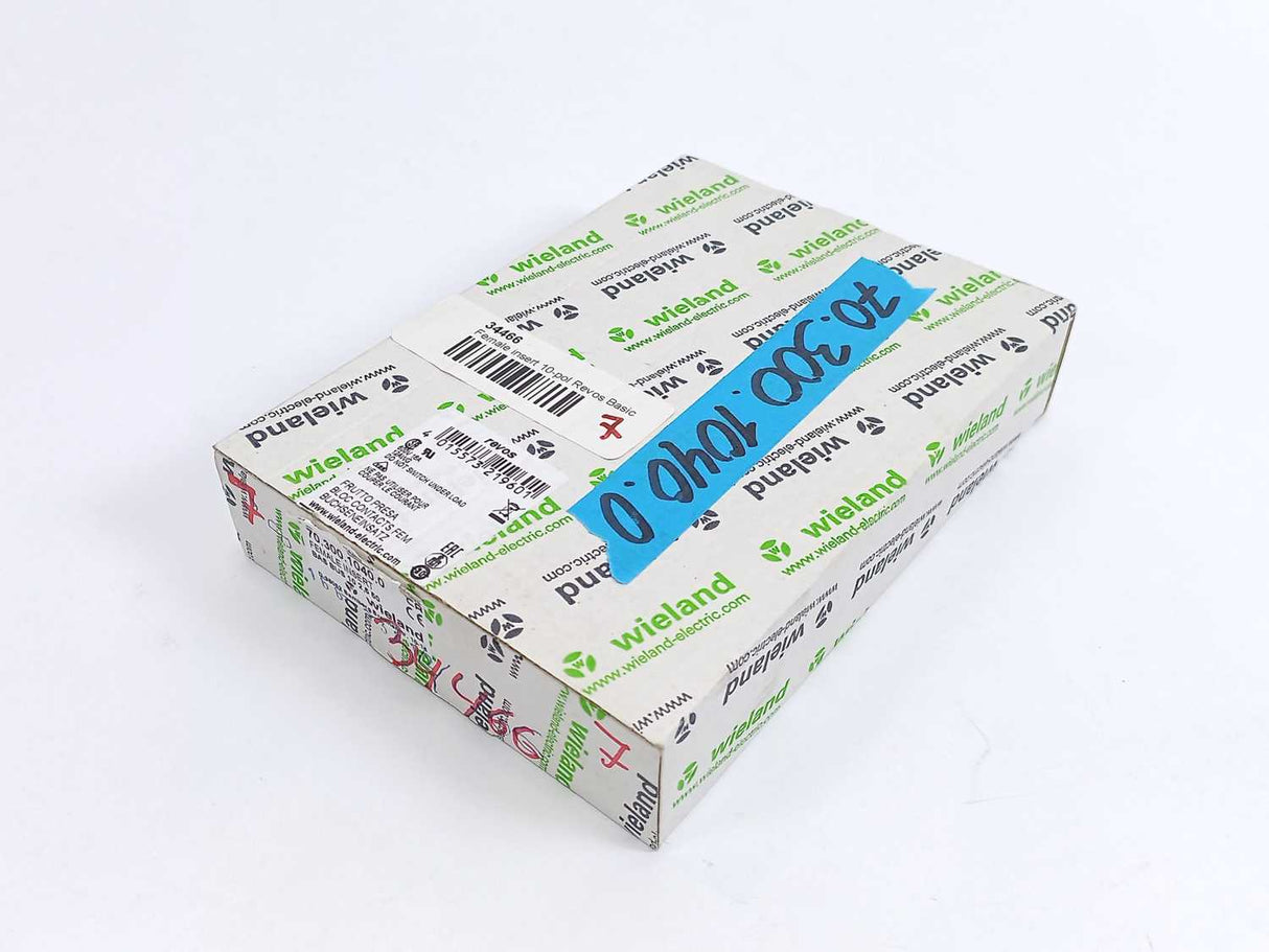 Wieland 70.300.1040.0 Female Insert BAS BUS 10 2,5 50 8pcs. Batch