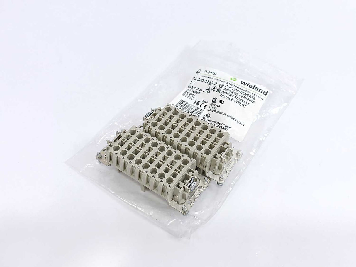 Wieland 70.500.3253.0 Socket Female Insert 2 pcs. Batch
