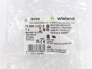 Wieland 70.500.3253.0 Socket Female Insert 2 pcs. Batch