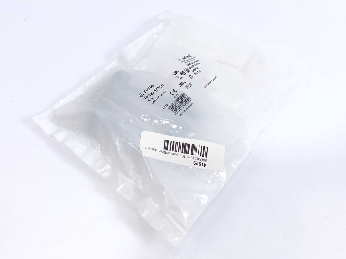 Wieland 70.320.1028.0 10 Pin + PE Housing Base 3 Pcs. Batch