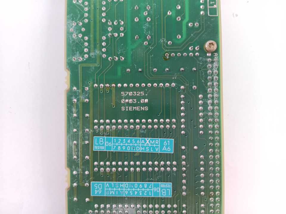 Siemens 6FC5111-0BA60-0AA0 Circuit Board, 570325