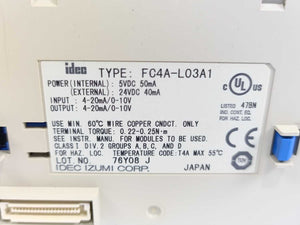 Idec FC4A-L03A1 ANALOG Combo Module