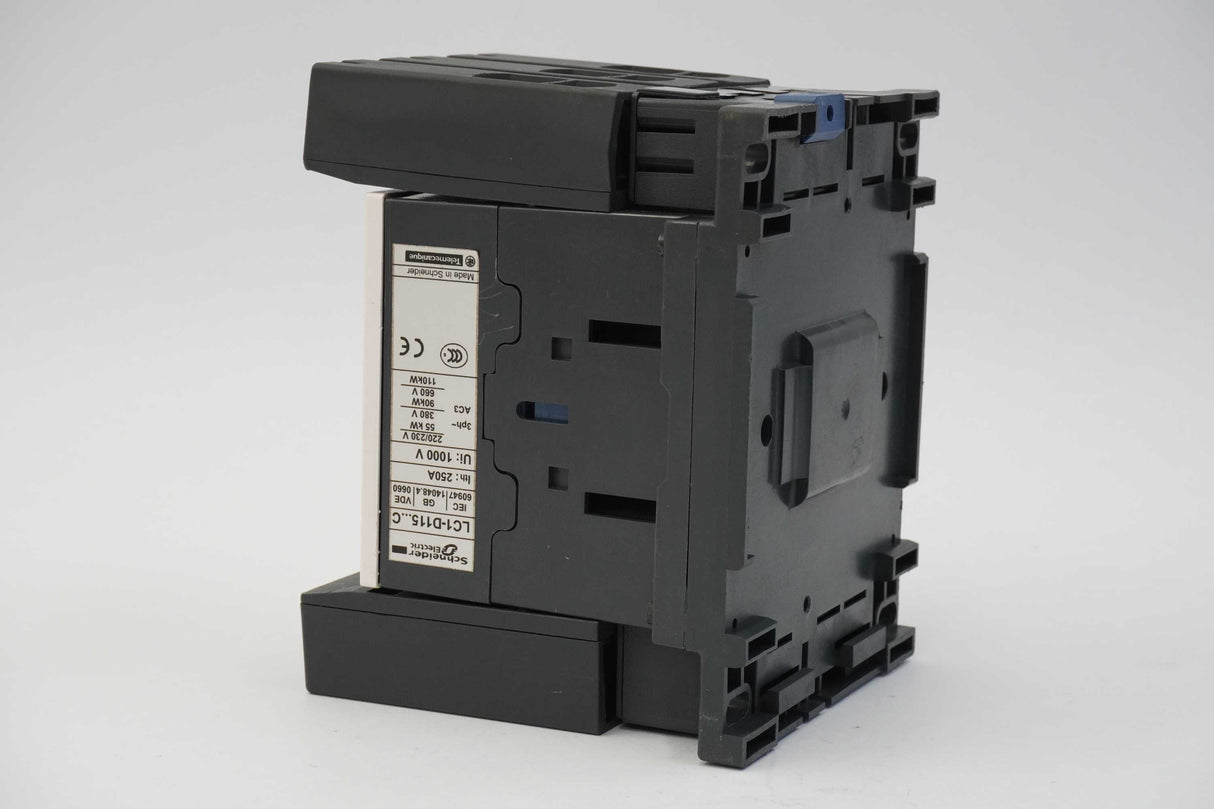 Schneider Electric LC1-D115 TeSys D Series AC Magnetic Contactor with LAEN22