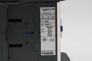 Schneider Electric LC1-D115 TeSys D Series AC Magnetic Contactor with LAEN22