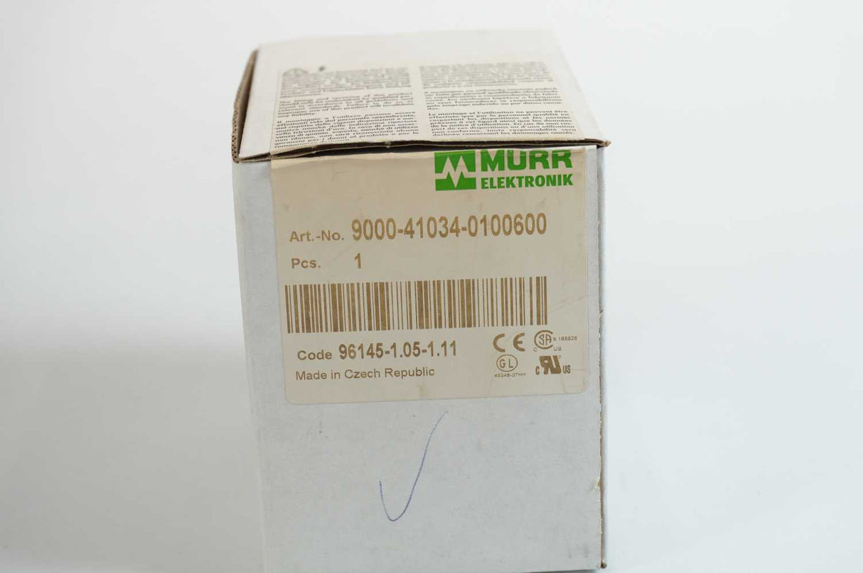 MURR Elektronik 9000-41034-0100600 96145-1.05-1.11