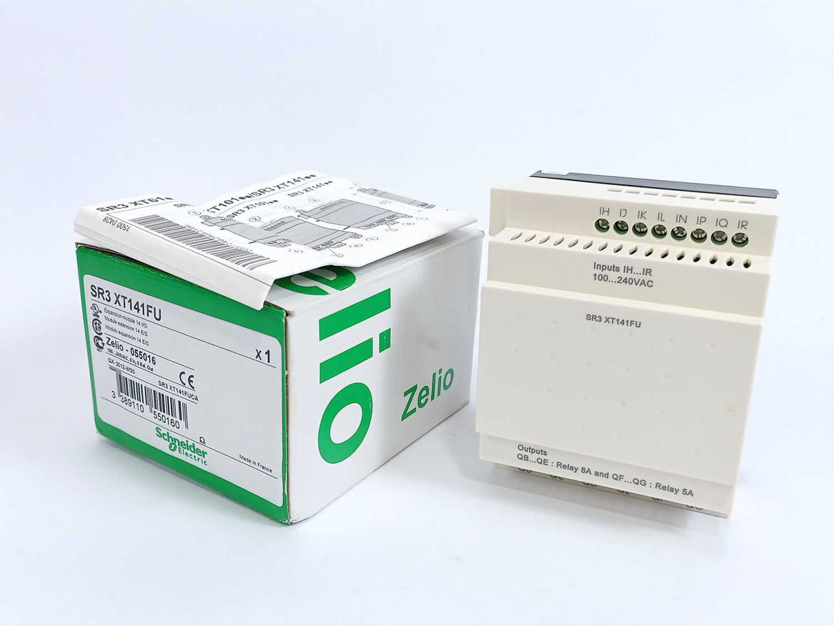 Schneider Electric SR3 XT141FU Expansion Module 14 I/O Output Relay