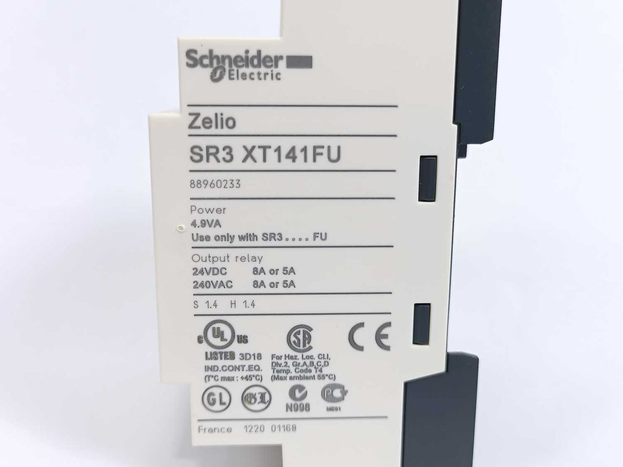 Schneider Electric SR3 XT141FU Expansion Module 14 I/O Output Relay
