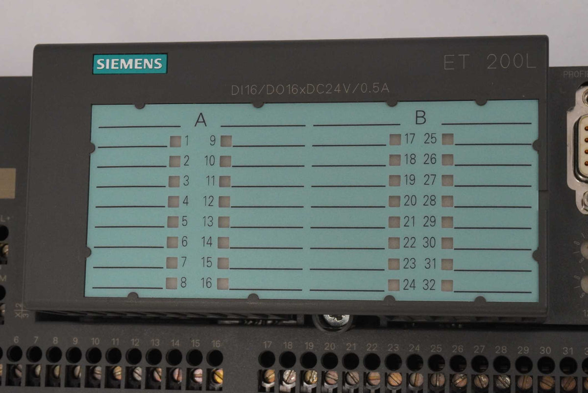 Siemens 6ES7133-1BL01-0XB0 SIMATIC DP Electronic Block Module for ET 200L