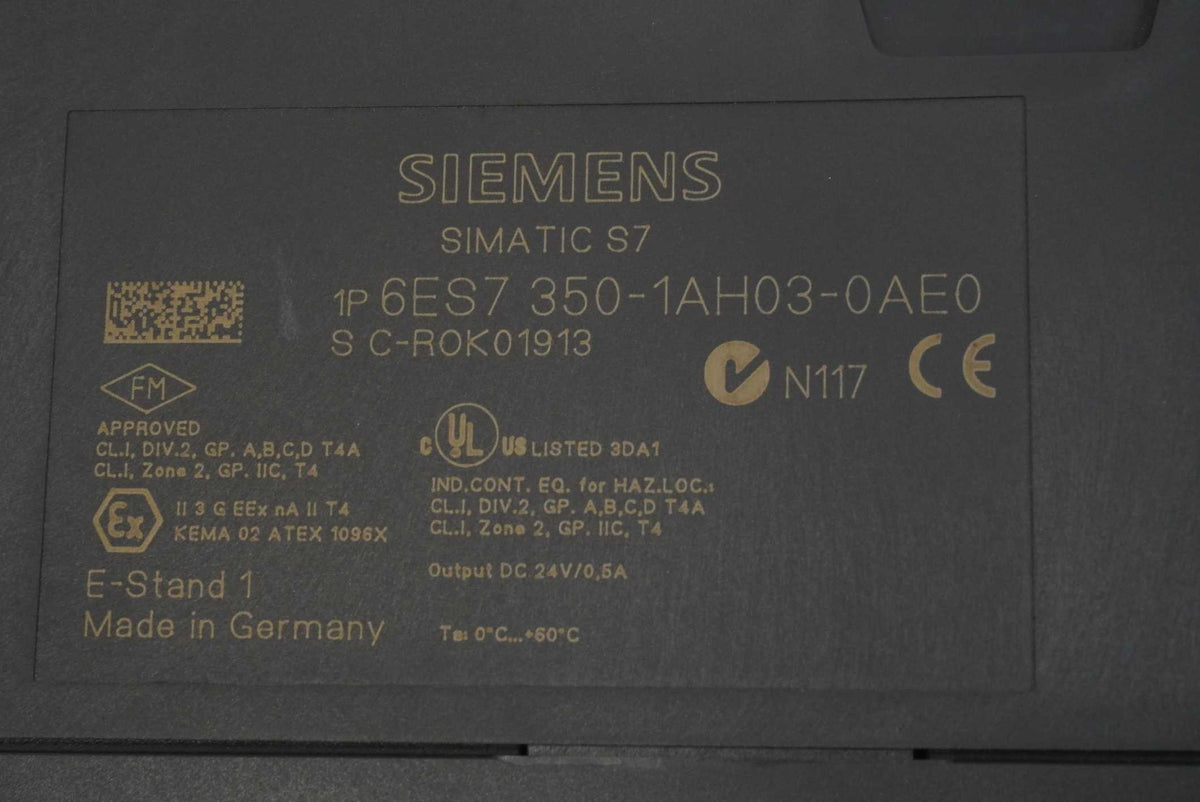 Siemens 6ES7 350-1AH03-0AE0 SIMATIC S7-300 Counter Module FM 350-1