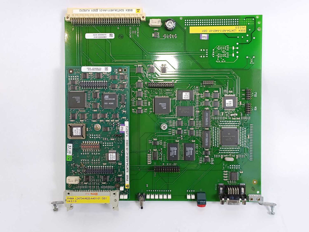 Siemens W24734-A611-A1-03 PCB w/ S2424734-A620-A1-09 Sub-assembly