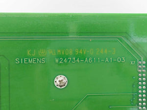 Siemens W24734-A611-A1-03 PCB w/ S2424734-A620-A1-09 Sub-assembly