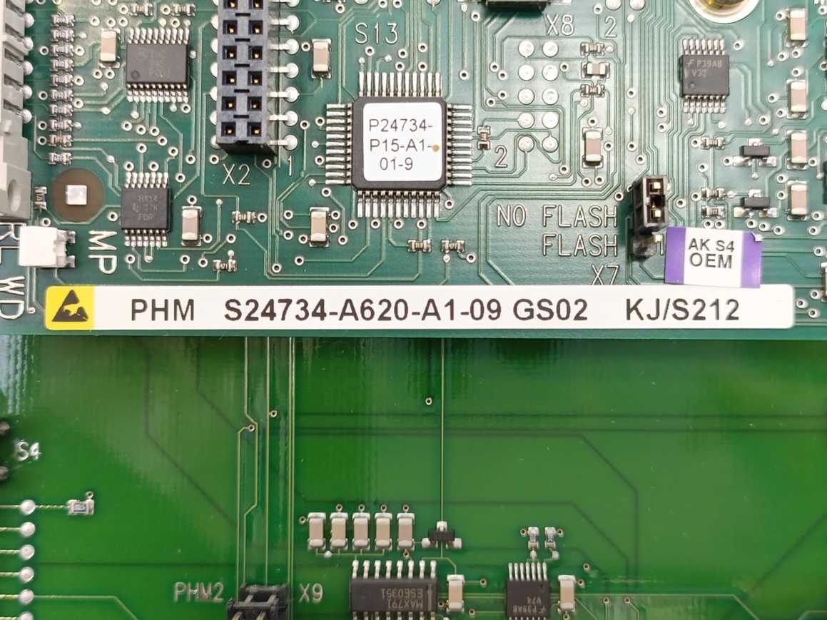 Siemens W24734-A611-A1-03 PCB w/ S2424734-A620-A1-09 Sub-assembly