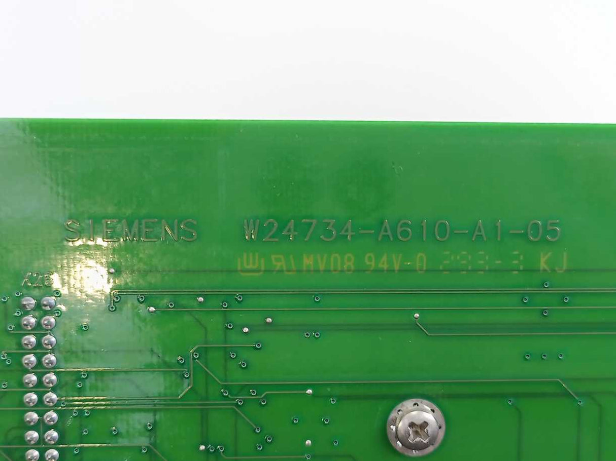 Siemens W24734-A610-A1-05 Industrial Control Board