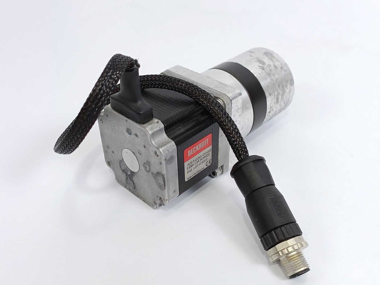 Beckhoff AS1030-0000 Stepper Motor w/ AG1000-+PM52.7.06/01 Planetary Gearbox