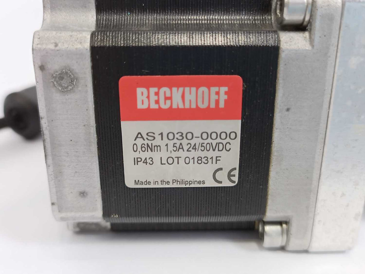 Beckhoff AS1030-0000 Stepper Motor w/ AG1000-+PM52.7.06/01 Planetary Gearbox