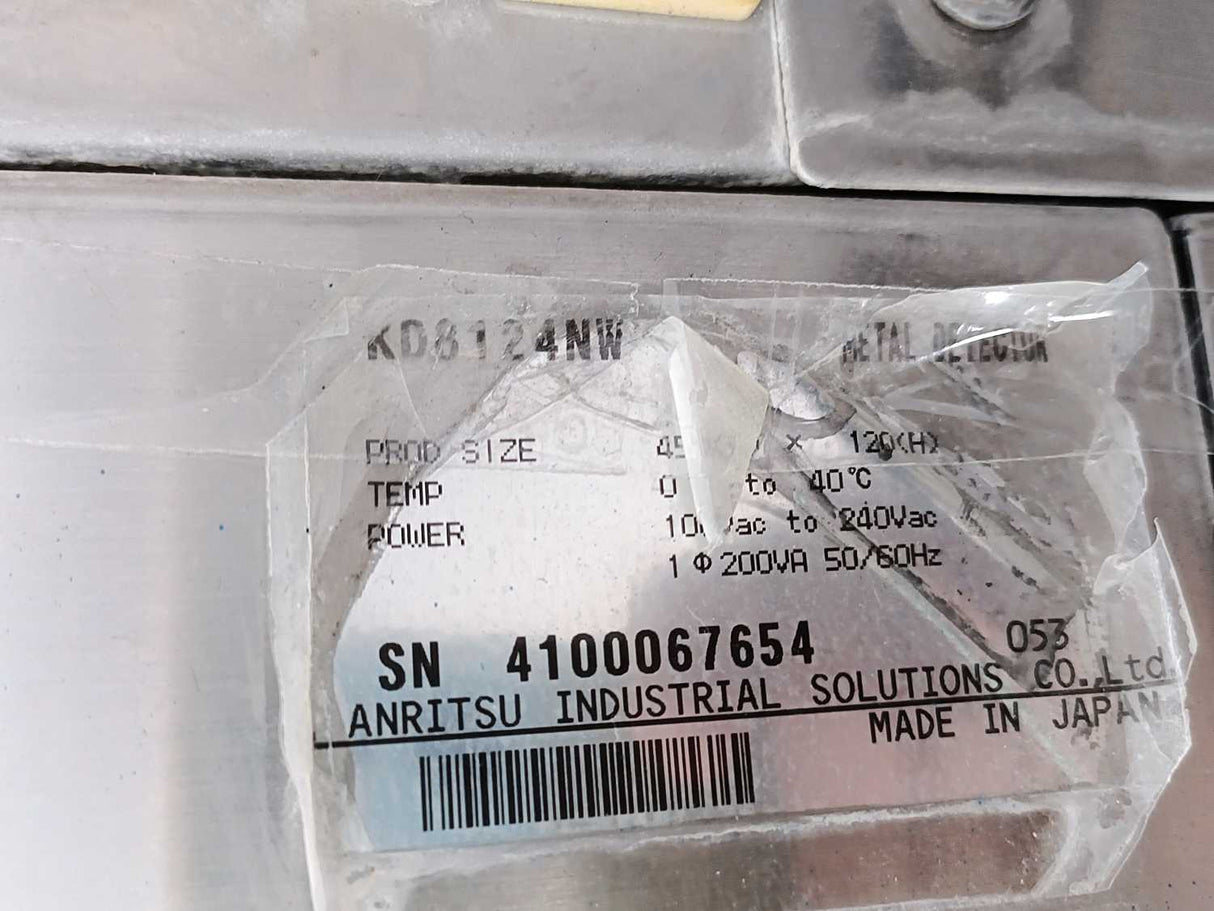 Anritsu KD8124NW Metal Detector, W: KD3101AW, KD1124AW