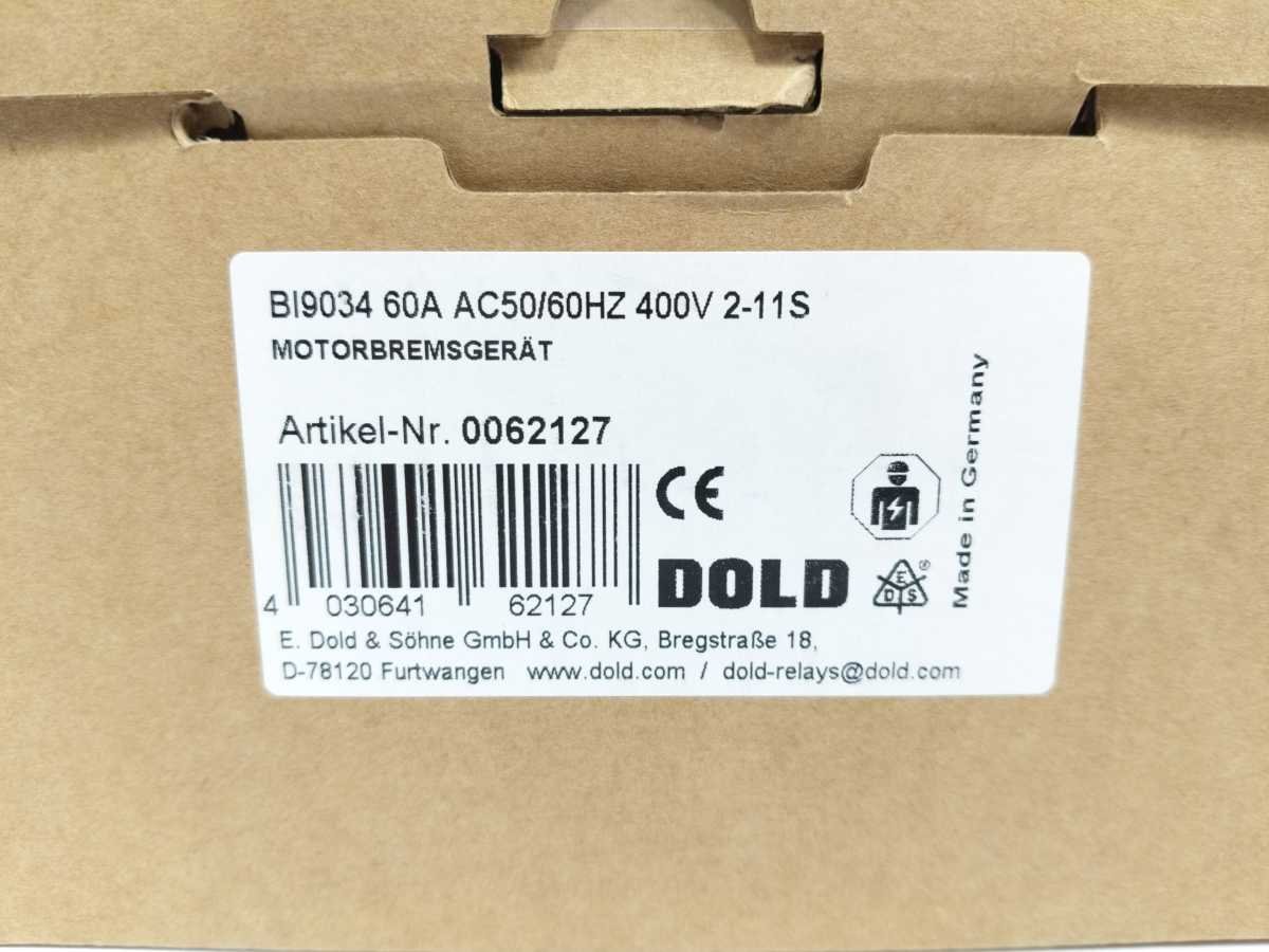 DOLD 0062127 BI9034 Motor Break Relay Ministop