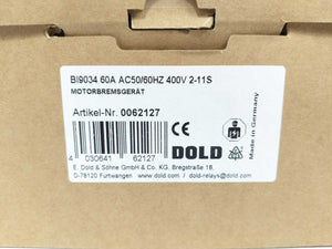 DOLD 0062127 BI9034 Motor Break Relay Ministop